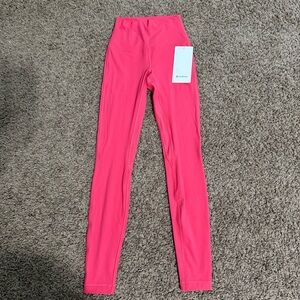 Lululemon NWT Align High Rise Leggings “28 Lipgloss Size 2